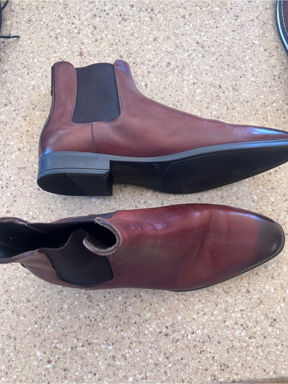 Bruno Magli Men's Chukka Boots - Brown with Black Elastic